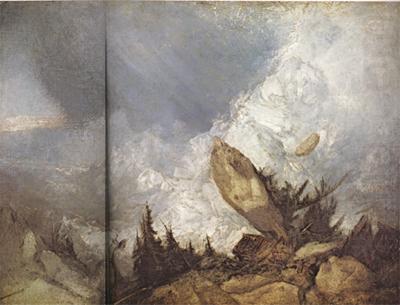 The fall of an Avalanche in the Grisons (mk31), Joseph Mallord William Turner